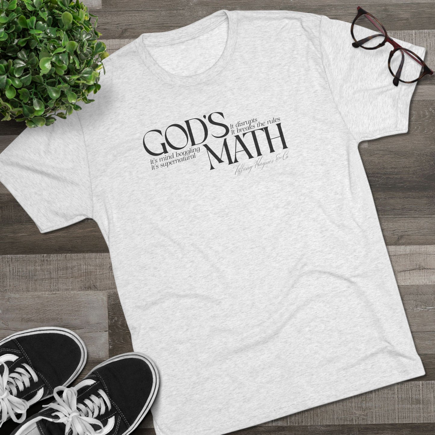 God's Math | Black Logo