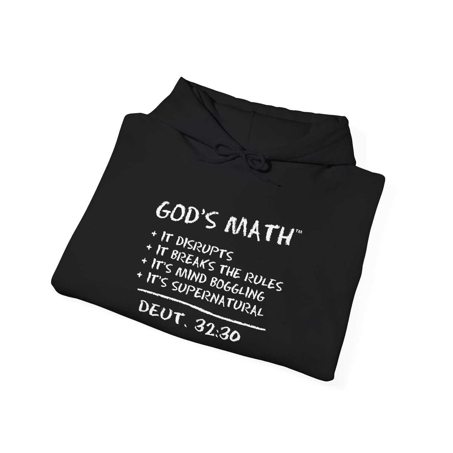 God's Math Black Hoodie