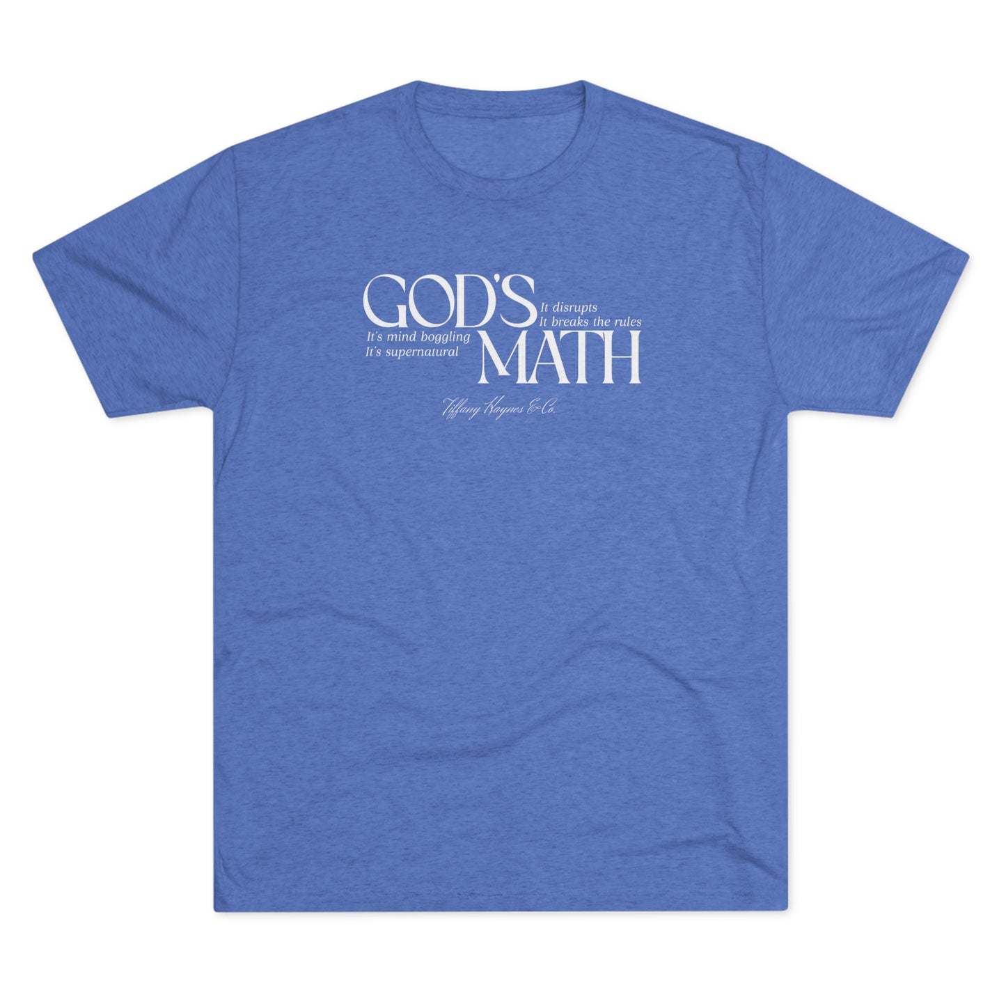 God's Math - White Logo