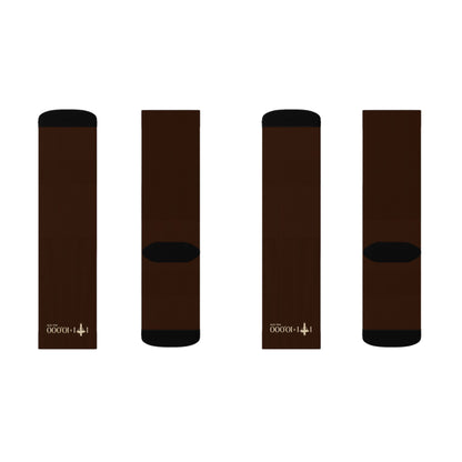 1+1=10,000 Socks – Brown