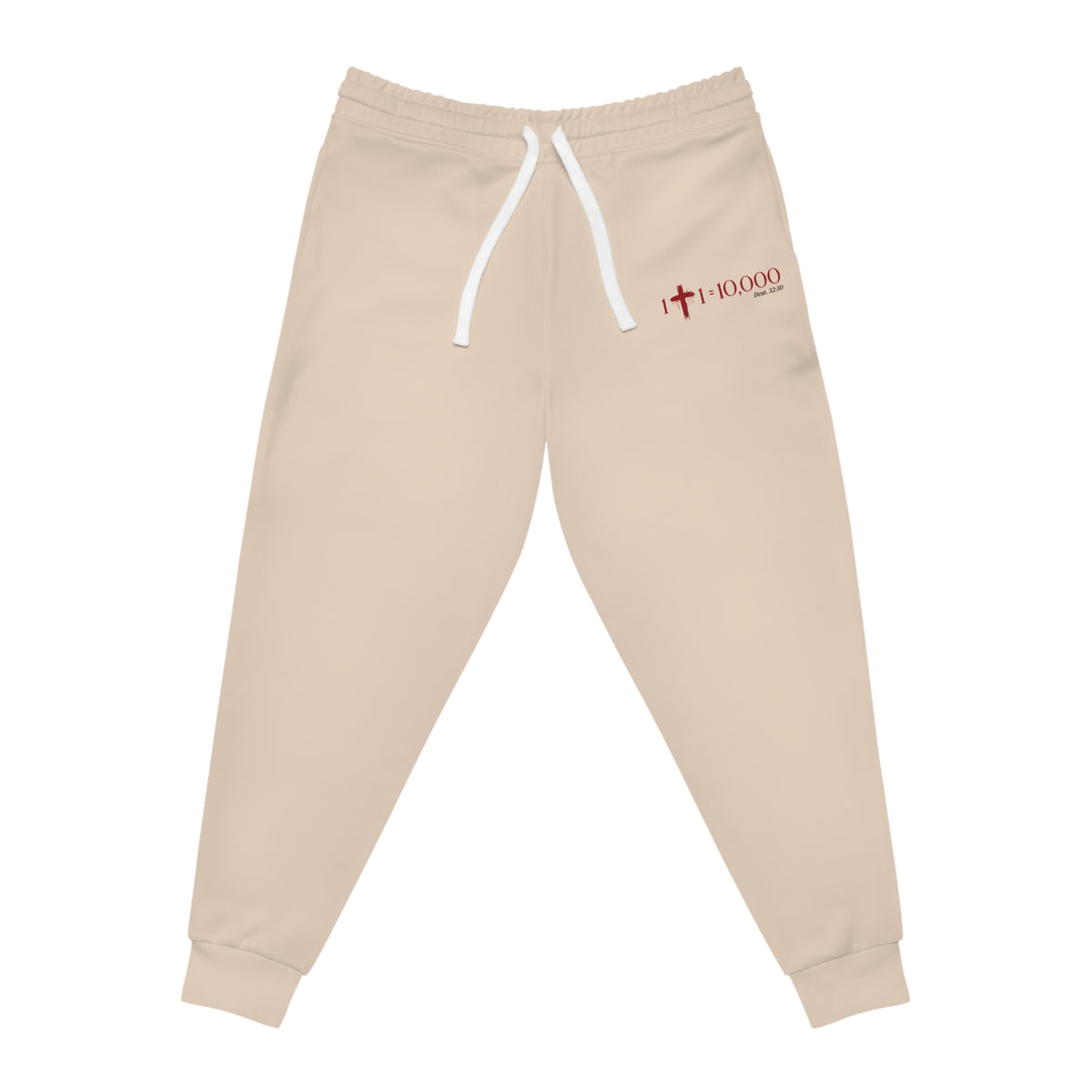 1+1=10,000 Joggers – Cream