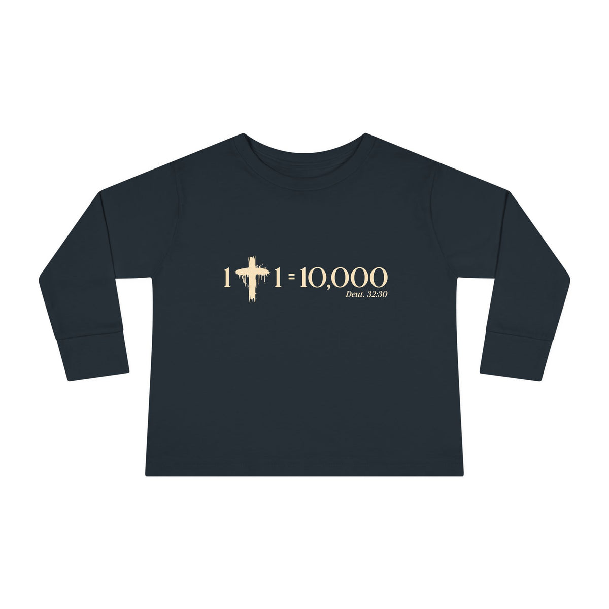 1+1=10,000 Toddler Long Sleeve Tee