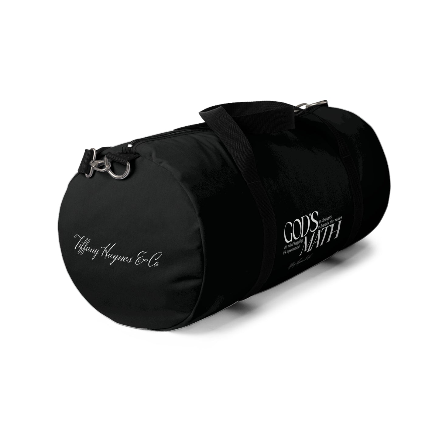 God's Math - Duffel Bag - White Logo