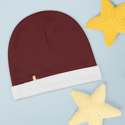1+1=10,000 Baby Beanie – Burgundy
