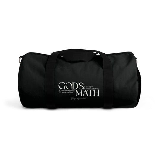 God's Math - Duffel Bag - White Logo