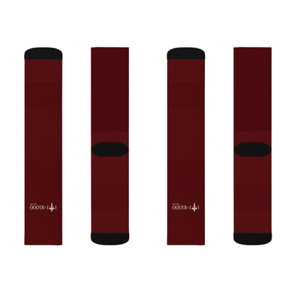 1+1=10,000 Socks – Burgundy