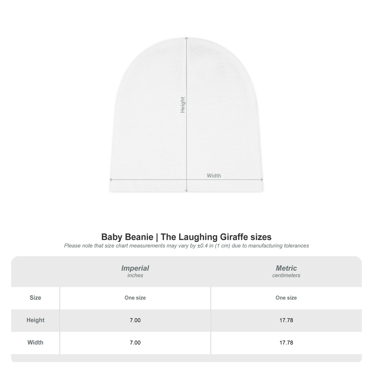 1+1=10,000 Baby Beanie – Burgundy