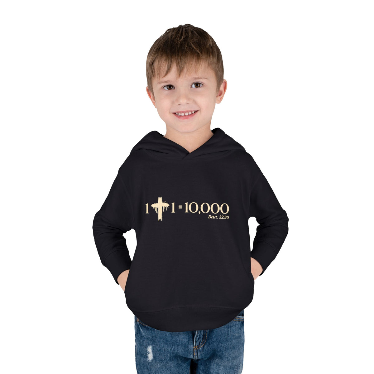 1+1=10,000 Toddler Hoodie