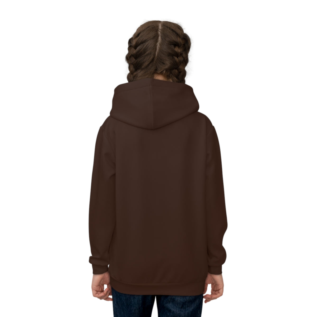 1+1=10,000 Kids Hoodie – Brown