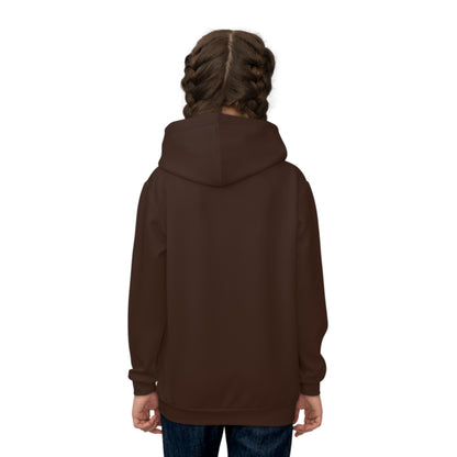 1+1=10,000 Kids Hoodie – Brown