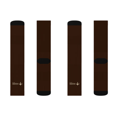 1+1=10,000 Socks – Brown