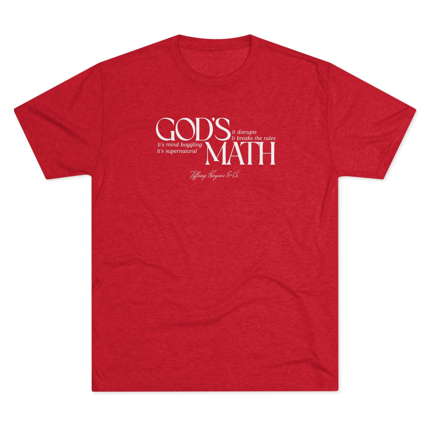 God's Math - White Logo